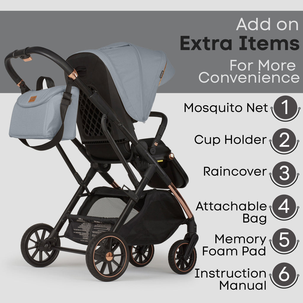 Baby Pram Stroller Pushchair 0 Months +