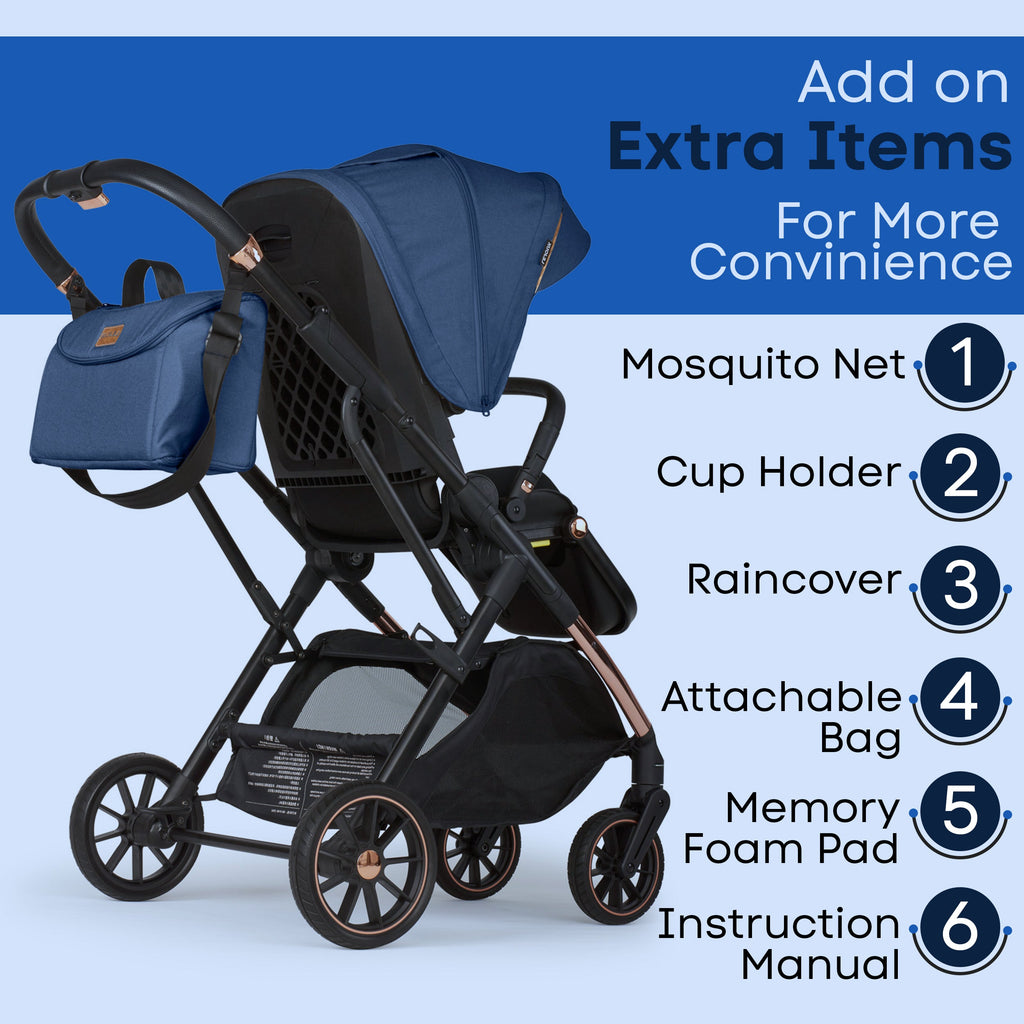 Baby Pram Stroller Pushchair 0 Months +