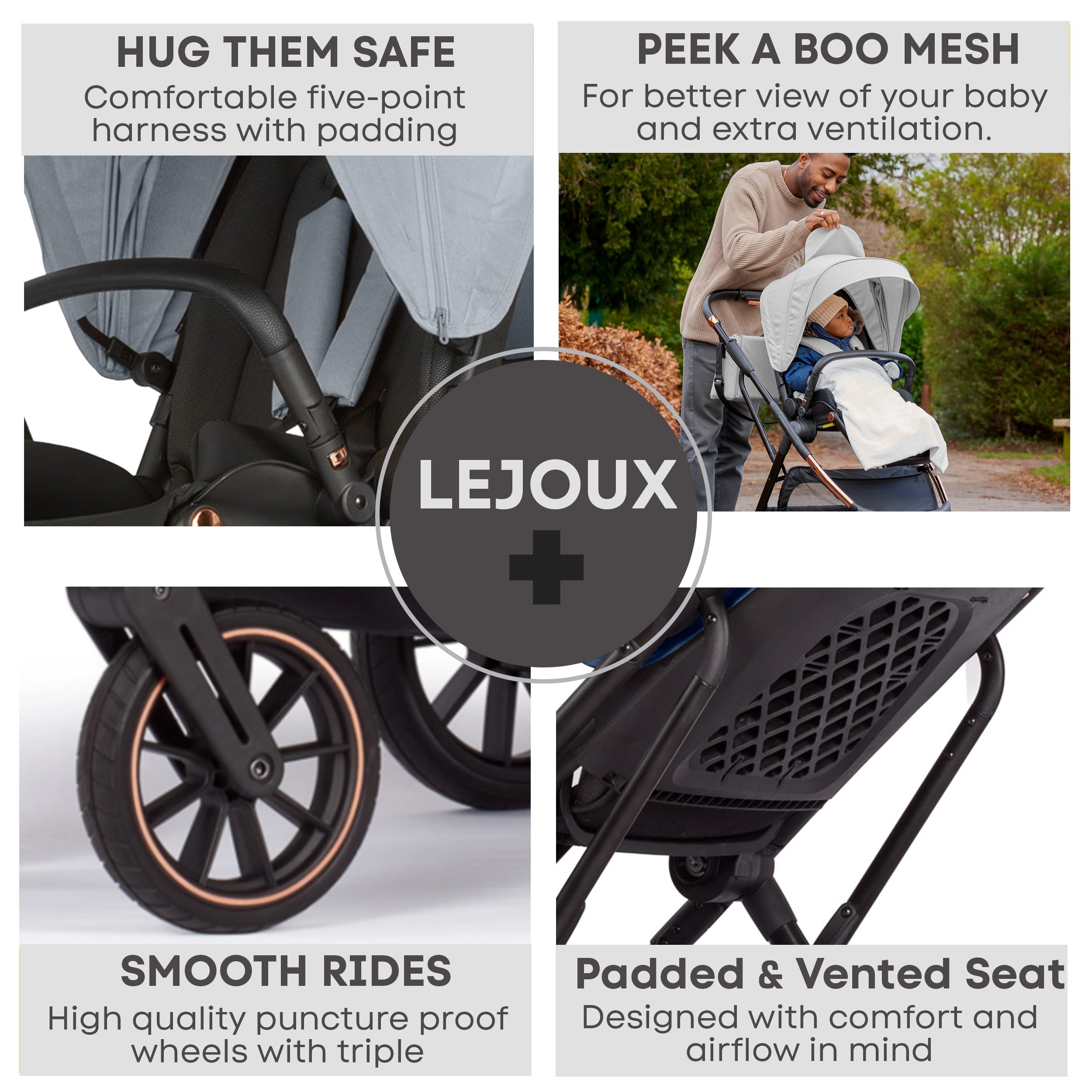 Baby Pram Stroller Pushchair 0 Months +