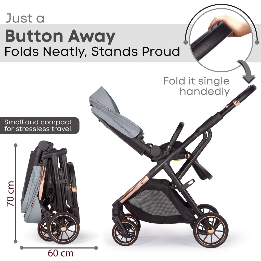 Baby Pram Stroller Pushchair 0 Months +