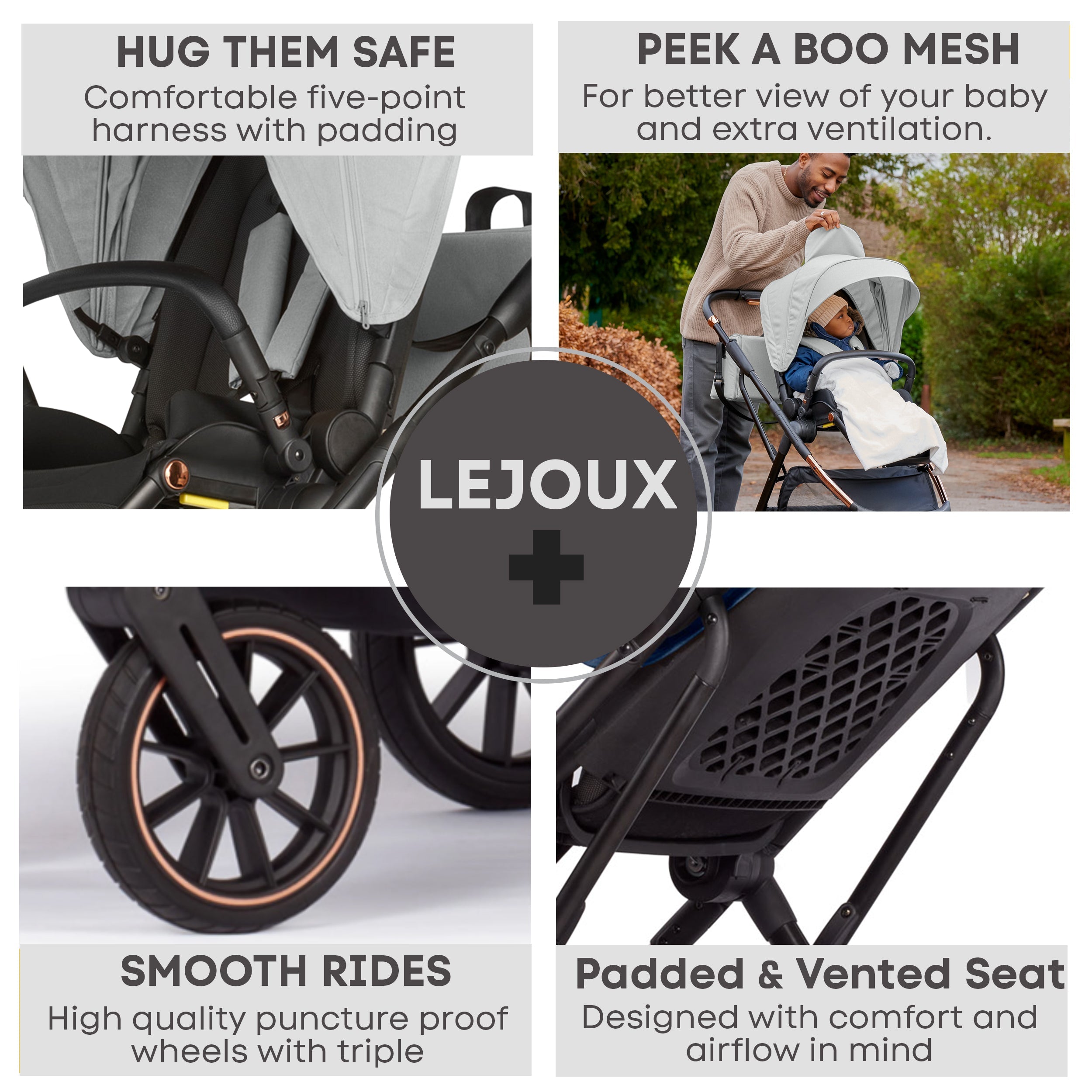 Baby Pram Stroller Pushchair 0 Months +