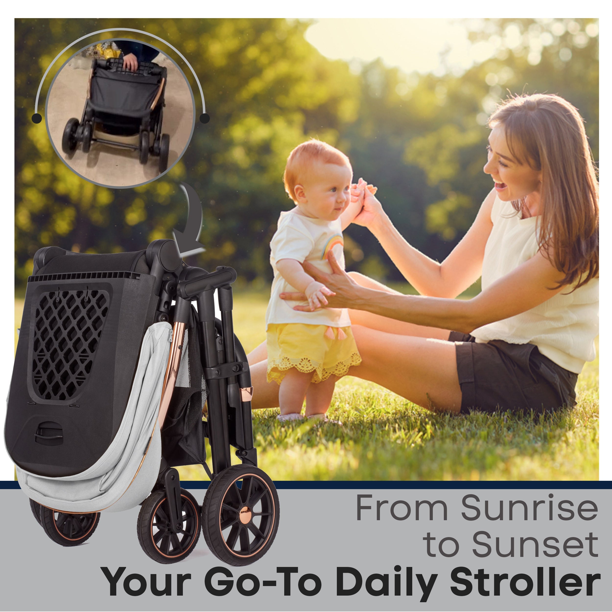 Baby Pram Stroller Pushchair 0 Months +
