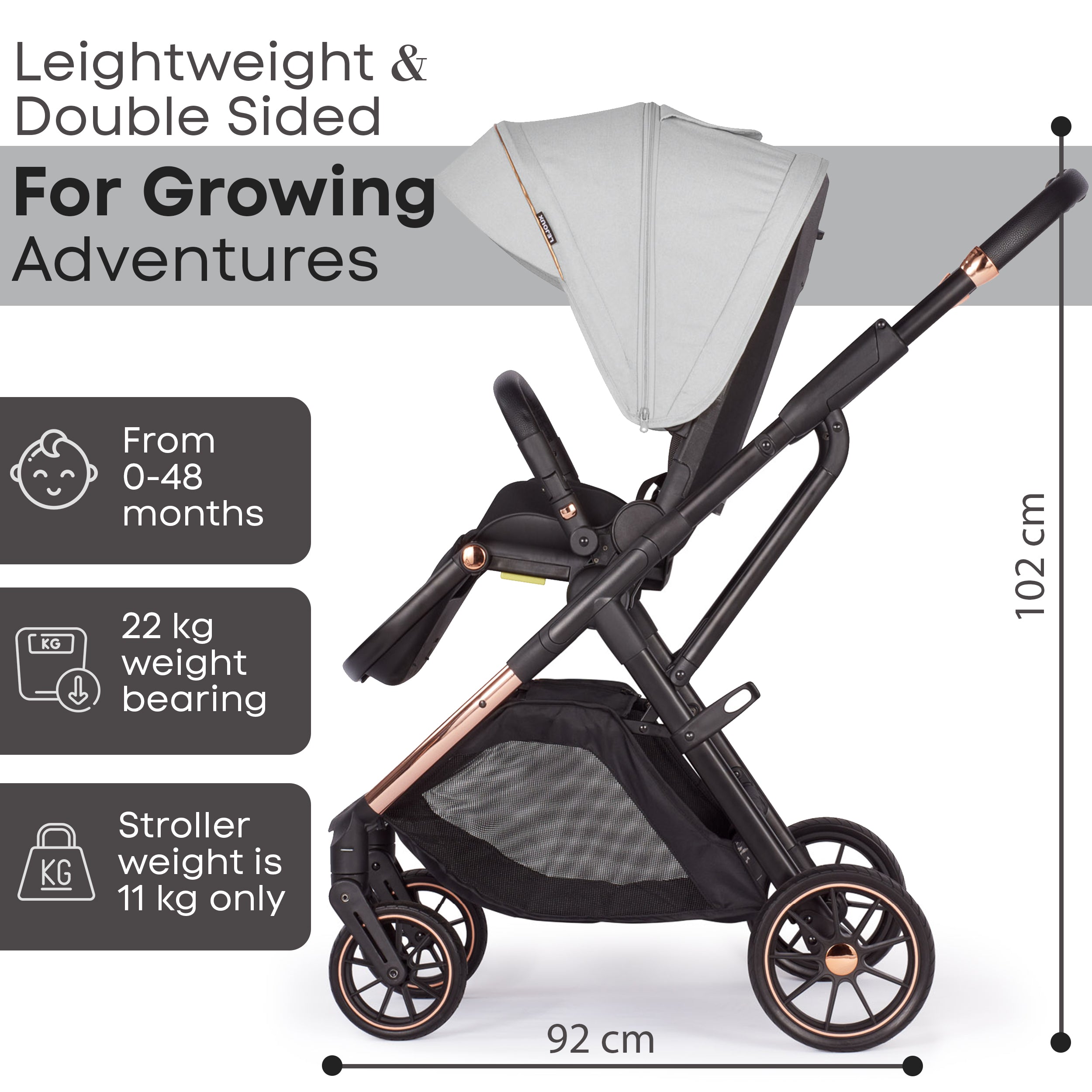 Baby Pram Stroller Pushchair 0 Months +