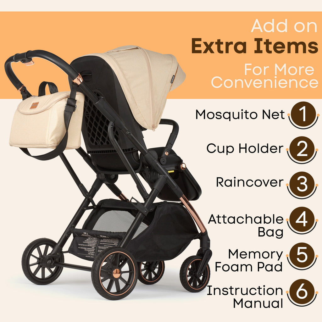 Baby Pram Stroller Pushchair 0 Months +