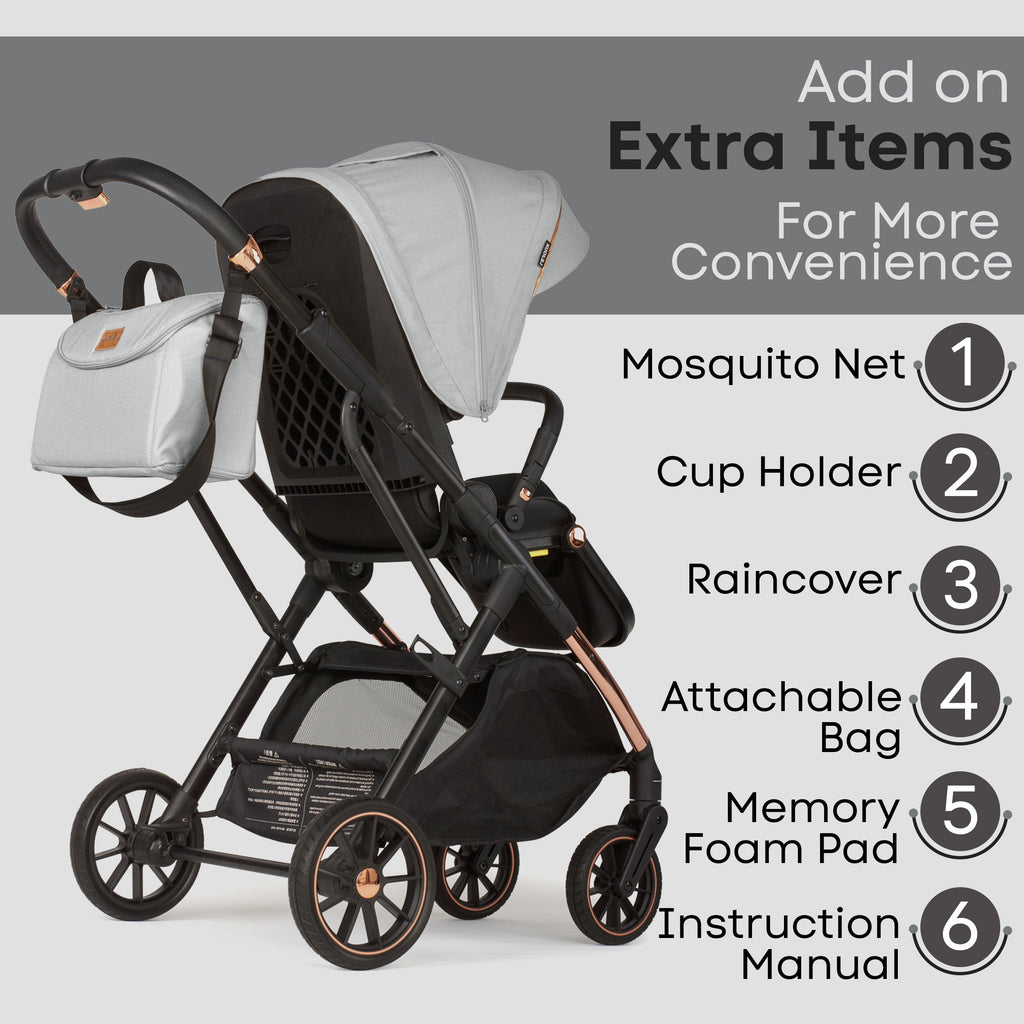 Baby Pram Stroller Pushchair 0 Months +