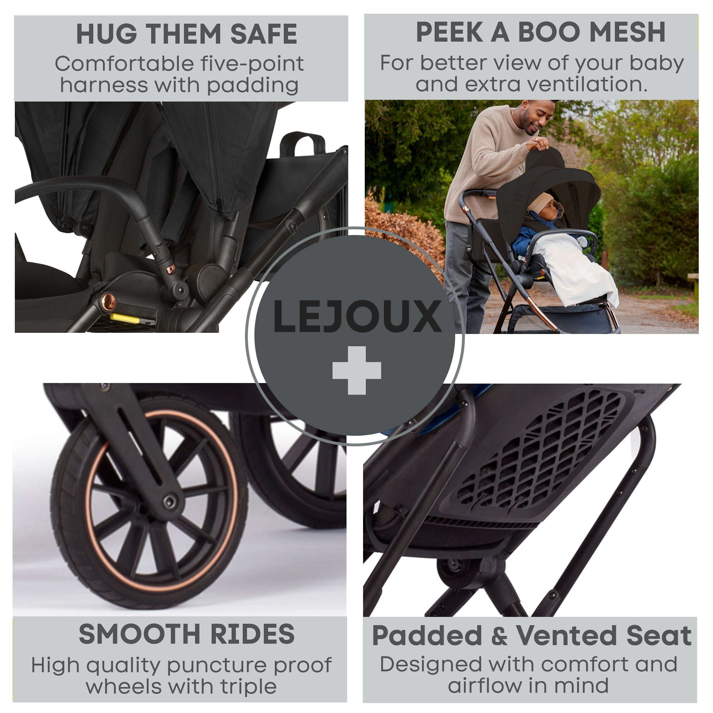 Baby Pram Stroller Pushchair 0 Months +