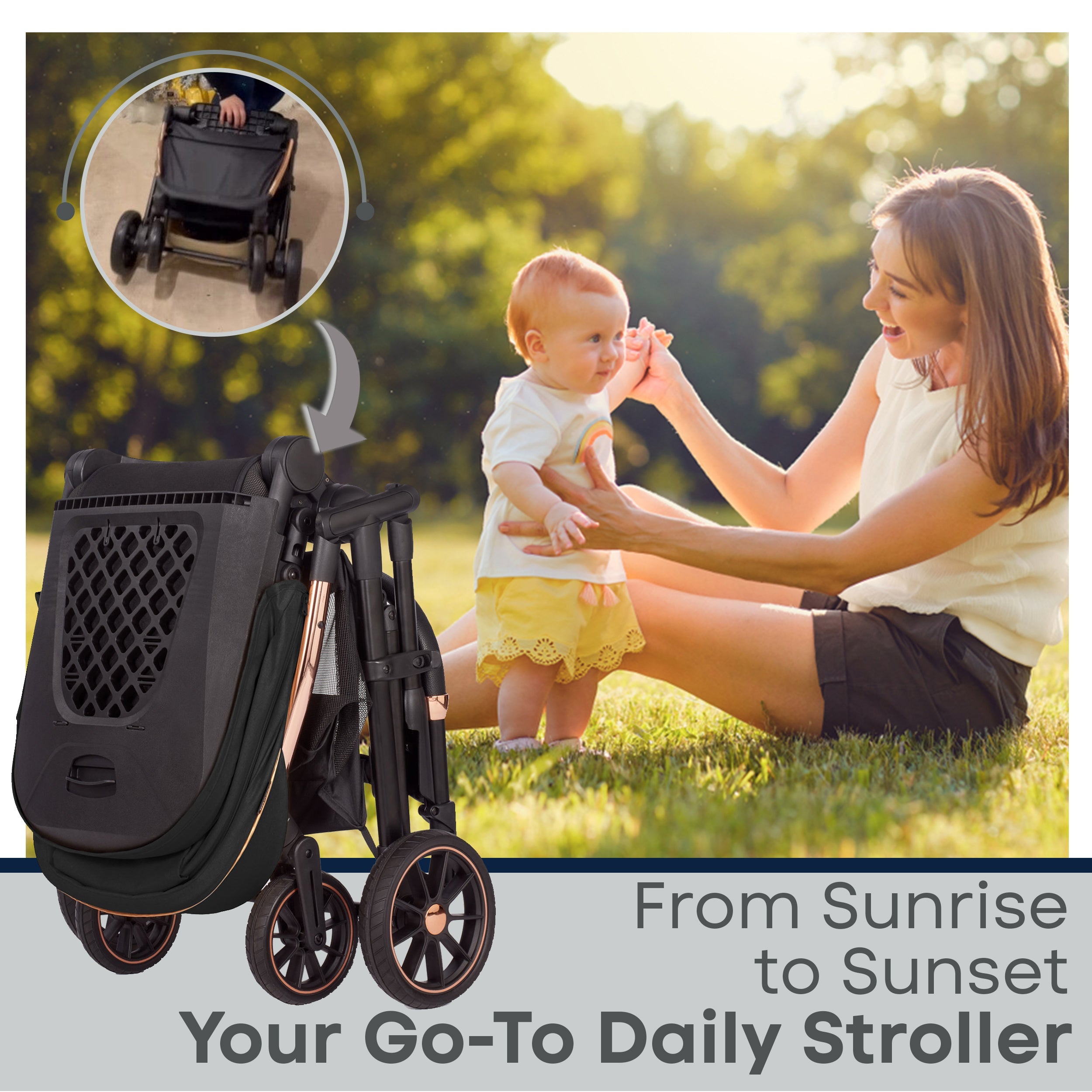 Baby Pram Stroller Pushchair 0 Months +